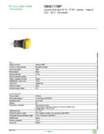 Datenblatt zu Schneider Electric XB6ECV5BP, EAN: 3389110626490