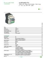 Datenblatt zu Schneider Electric GV2P16AE11TQ, EAN: 3389110724523