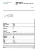 Datasheet for Schneider Electric KBB40ABG4W, EAN: 3606480001109