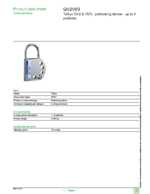 Datasheet for Schneider Electric GV2V03, EAN: 3389110513608
