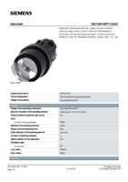 Datasheet for Siemens 3SU10004BF110AA0, EAN: 4011209962514