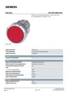 Datasheet for Siemens 3SU10500AB200AA0, EAN: 4011209964785