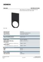 Datasheet for Siemens 3SU19000AJ100AA0, EAN: 4011209959958