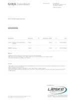 Datasheet for Gira 119827, EAN: 4010337198277