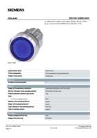 Datenblatt zu Siemens 3SU10510AB500AA0, EAN: 4011209965713