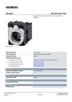 Datenblatt zu Siemens 3SU15001AA101NA0, EAN: 4011209963573