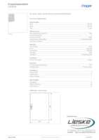 Datasheet for Hager FZ010W, EAN: 3250612778782