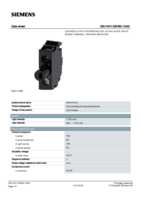 Datenblatt zu Siemens 3SU14012BH601AA0, EAN: 4011209938830