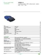 Datasheet for Schneider Electric XPEB110, EAN: 3389110165654