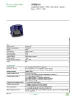 Datasheet for Schneider Electric XPEB310, EAN: 3389110164787