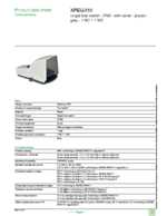 Datasheet for Schneider Electric XPEG310, EAN: 3389110166361