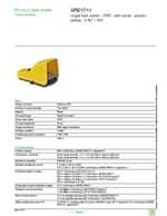 Datasheet for Schneider Electric XPEY711, EAN: 3389119004206
