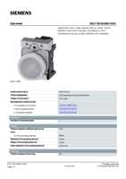 Datasheet for Siemens 3SU11526AA603AA0, EAN: 4011209958531