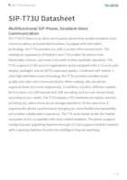 Datasheet for Yealink SIP-T73U, EAN: 6938818320680