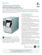 Datasheet for Zebra ZT51043-T2E0000Z