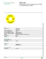 Datasheet for Schneider Electric ZBY9130T, EAN: 3389119020503