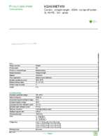 Datasheet for Schneider Electric KSA630ET450, EAN: 3606480005459