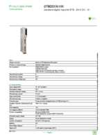 Datasheet for Schneider Electric STBDDI3610K, EAN: 3595863949025