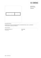 Datasheet for Siedle 200034534-00, EAN: 4015739345342