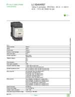 Datasheet for Schneider Electric LC1D40AFE7, EAN: 3389119408363