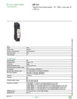 Datasheet for Schneider Electric DF101, EAN: 3389119407205