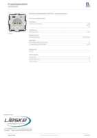 Datasheet for Berker 48148989, EAN: 4011334543497