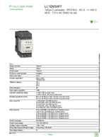 Datasheet for Schneider Electric LC1D65AF7, EAN: 3389119408974
