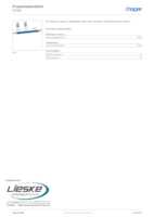 Datasheet for Hager N75B, EAN: 4010330700286