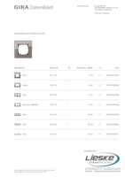 Datasheet for Gira 0211122, EAN: 4010337076339