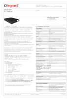 Datenblatt zu Legrand 311067, EAN: 3414972083430