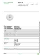 Datasheet for Schneider Electric ZBA7134, EAN: 3389119044257