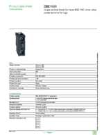 Datasheet for Schneider Electric ZBE1029, EAN: 3389110177473