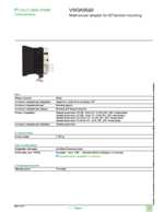 Datenblatt zu Schneider Electric VW3A9920, EAN: 3606480315596