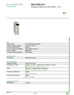Datasheet for Schneider Electric BMXXBE2005, EAN: 3595863999693