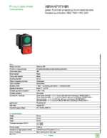 Datasheet for Schneider Electric XB5AW73731B5, EAN: 3389119043540