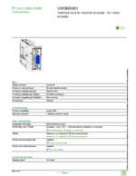 Datenblatt zu Schneider Electric VW3M3401, EAN: 3606480169700