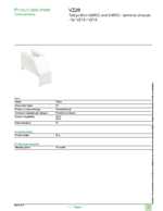 Datasheet for Schneider Electric VZ28, EAN: 3389110552041