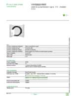 Datasheet for Schneider Electric VW3S8201R05, EAN: 3389119224567