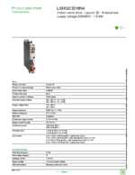 Datasheet for Schneider Electric LXM32CD18N4, EAN: 3606480076701