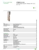 Datasheet for Schneider Electric STBDDO3410K, EAN: 3595863989298