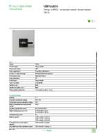 Datasheet for Schneider Electric VBF6GEN, EAN: 3389119413121