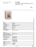 Datasheet for Schneider Electric VC1GUN, EAN: 3389119413176
