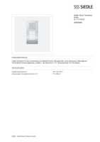 Datasheet for Siedle 200042883-00, EAN: 4015739428830
