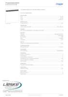Datasheet for Hager B3002507030B, EAN: 4012740102766