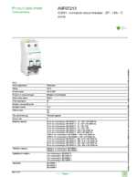 Datasheet for Schneider Electric A9F07213, EAN: 3606480438493