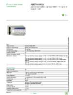 Datasheet for Schneider Electric ABE7H16R21, EAN: 3389110544961
