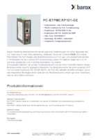 Datenblatt zu Barox PC-BTPMCRP101-GE