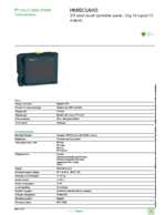 Datasheet for Schneider Electric HMISCU6A5, EAN: 3595864175553