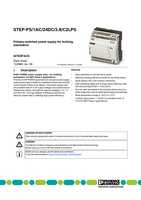 Datasheet for Phoenix Contact 2868677, EAN: 4046356478618