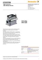 Datasheet for Weidmüller 1652760000, EAN: 4008190402839